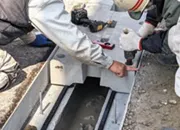 プレキャスト蓋を設置