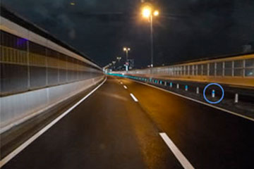 ガードレールシール設置工