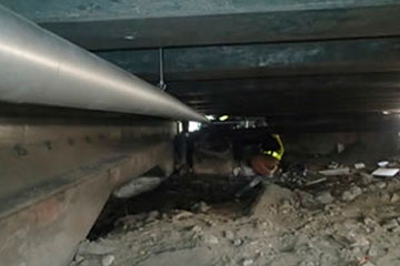 料金所給水管の補修