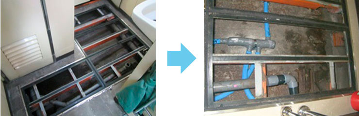 魚崎料金所給水配管補修工事