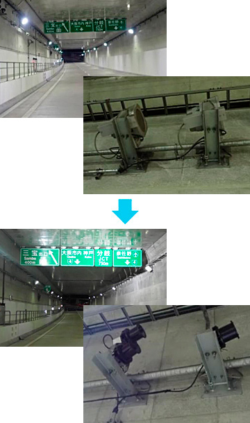 標識用投光照明更新