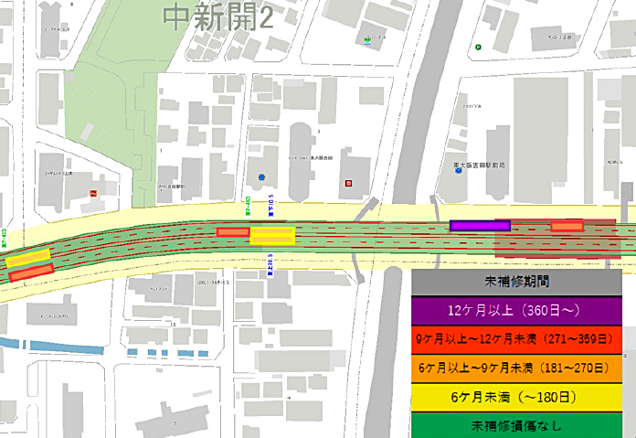 損傷の見える化手法の検討
