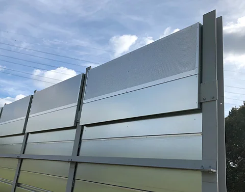 デュラカーム 遮音壁用先端改良型減音装置